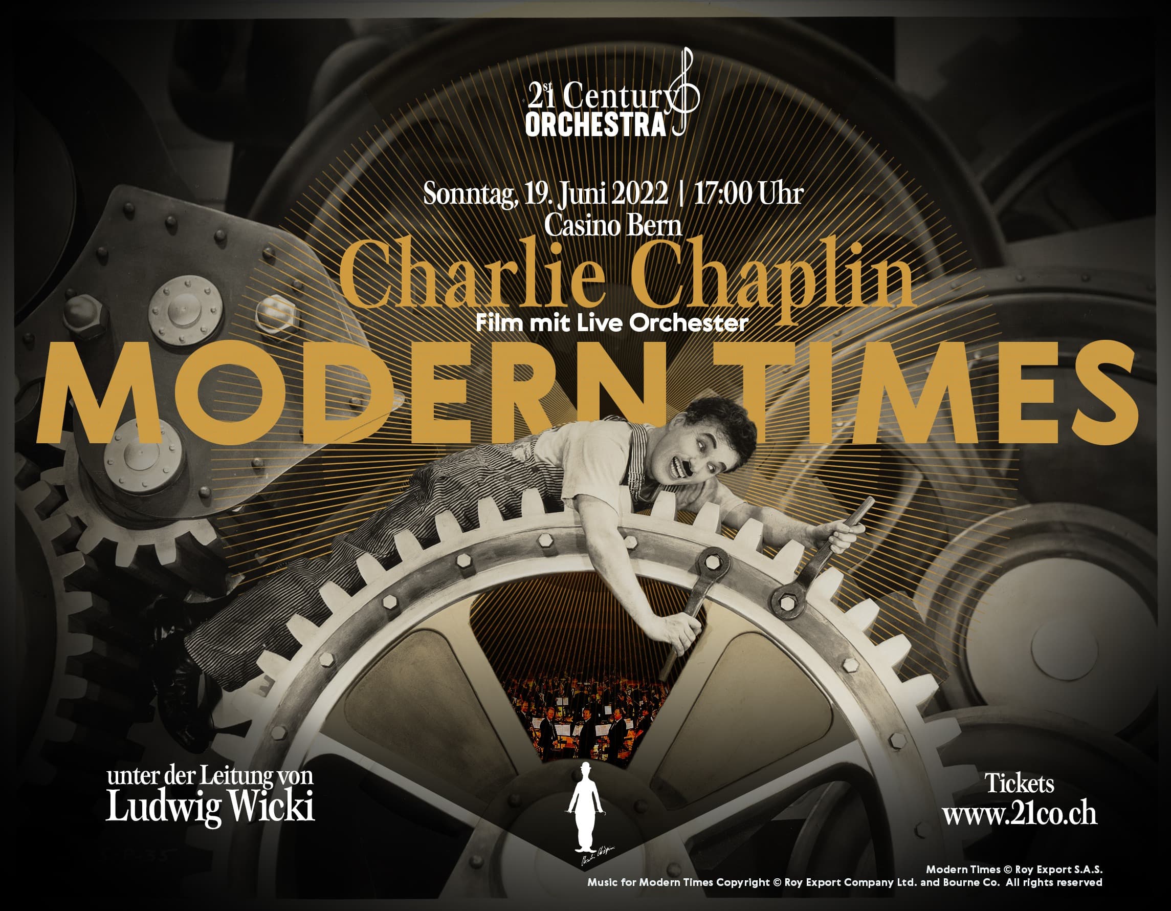 Modern Times — Konzertplakat