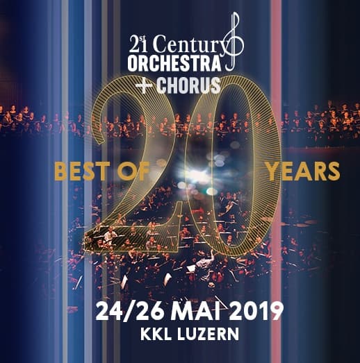 Jubiläumskonzert — Konzertplakat