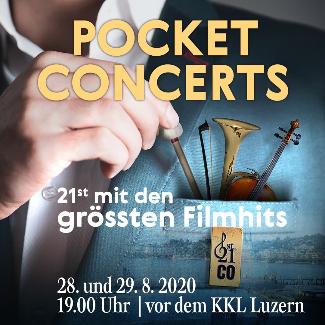 Pocket Concerts — Konzertplakat