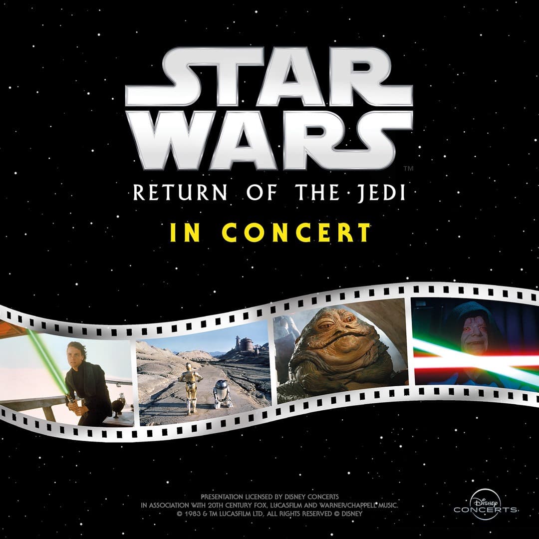 STAR WARS VI in Concert – The Return of the Jedi — Konzertplakat