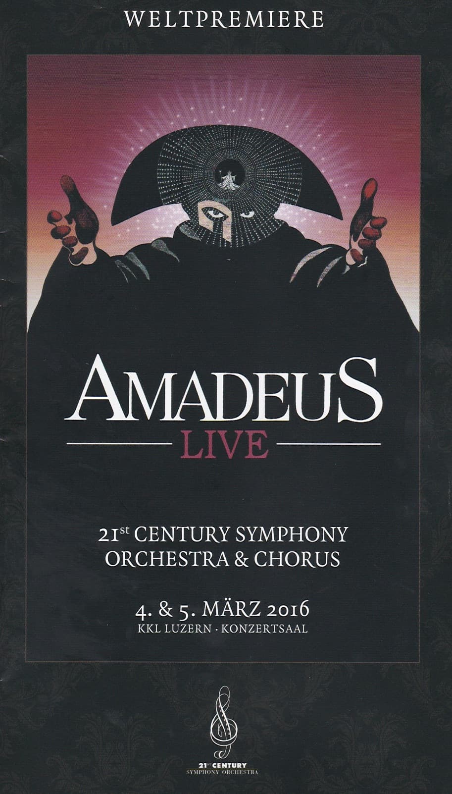 Amadeus — Konzertplakat