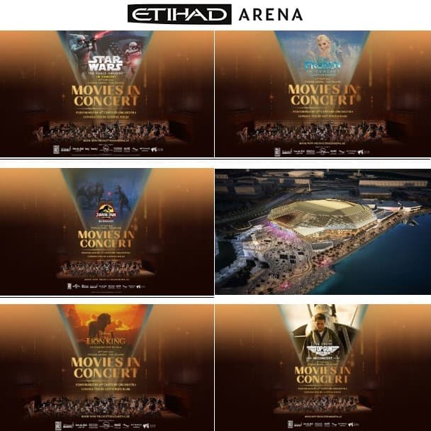 Film Music Festival Abu Dhabi — Konzertplakat