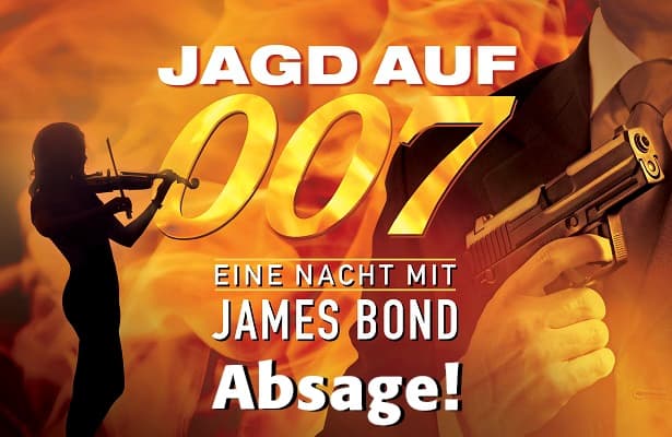 Jagd auf 007 — Konzertplakat