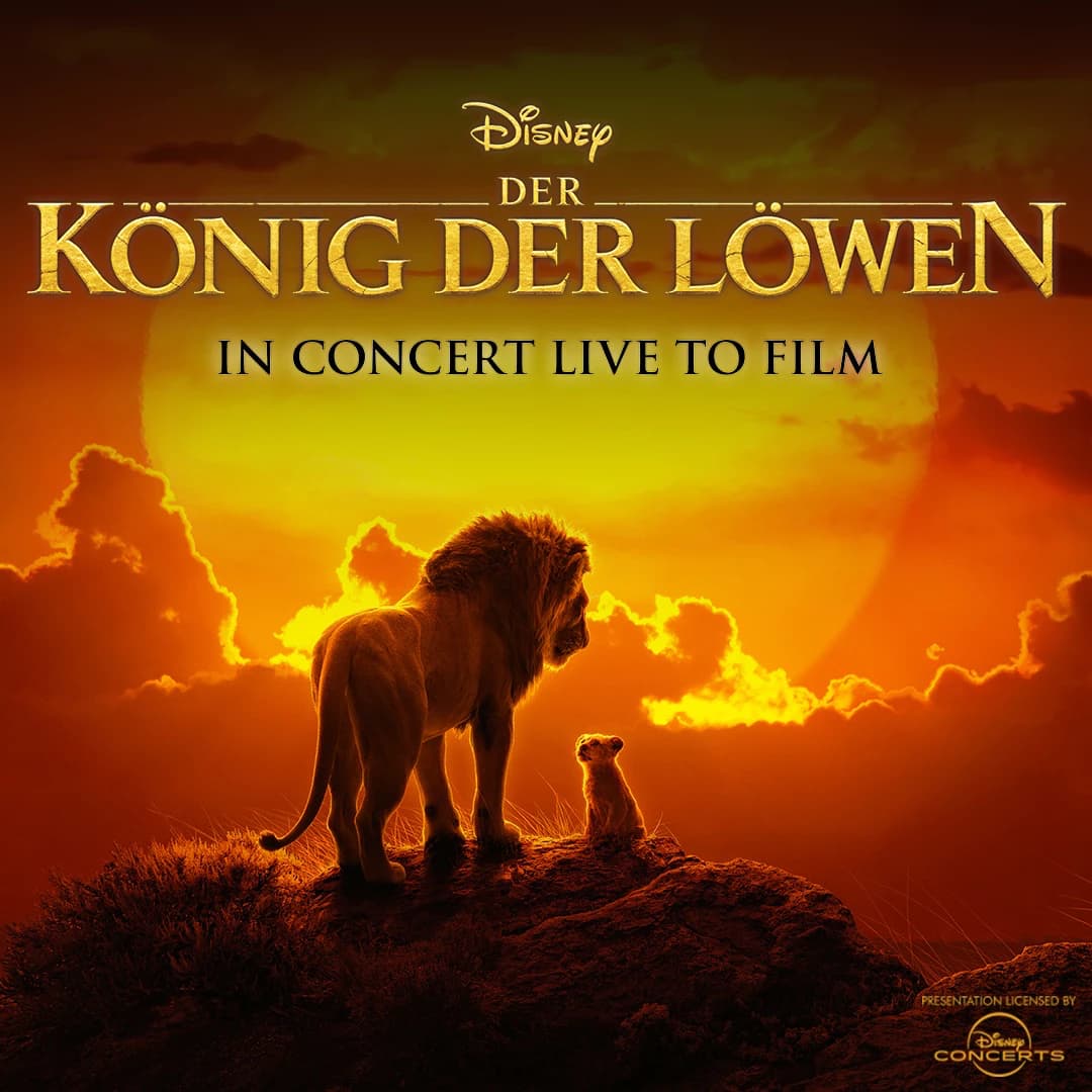 König der Löwen — Konzertplakat