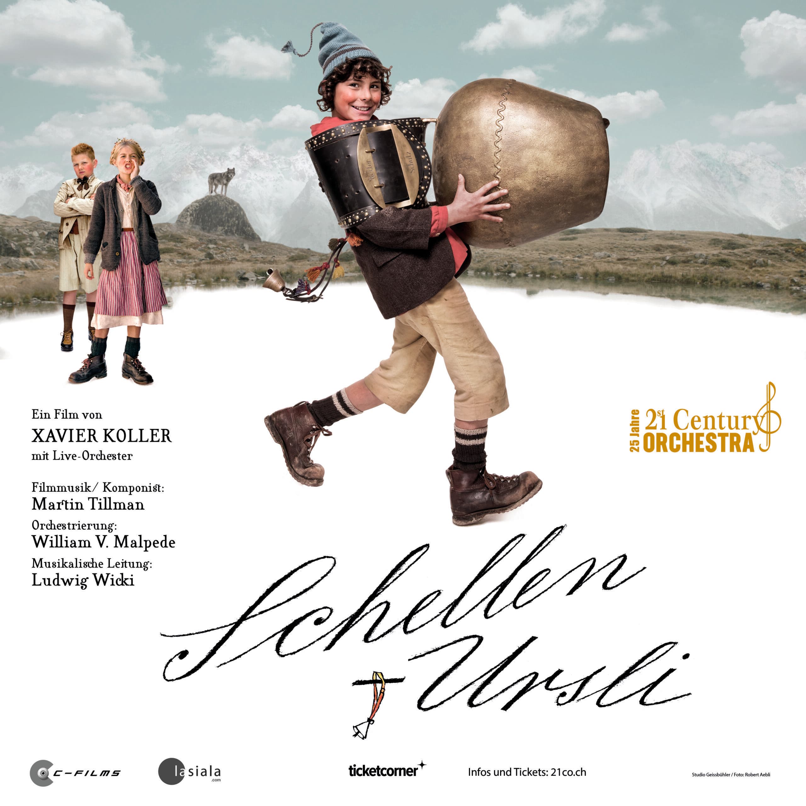 Schellen-Ursli am Basel Film Music Festival — Konzertplakat