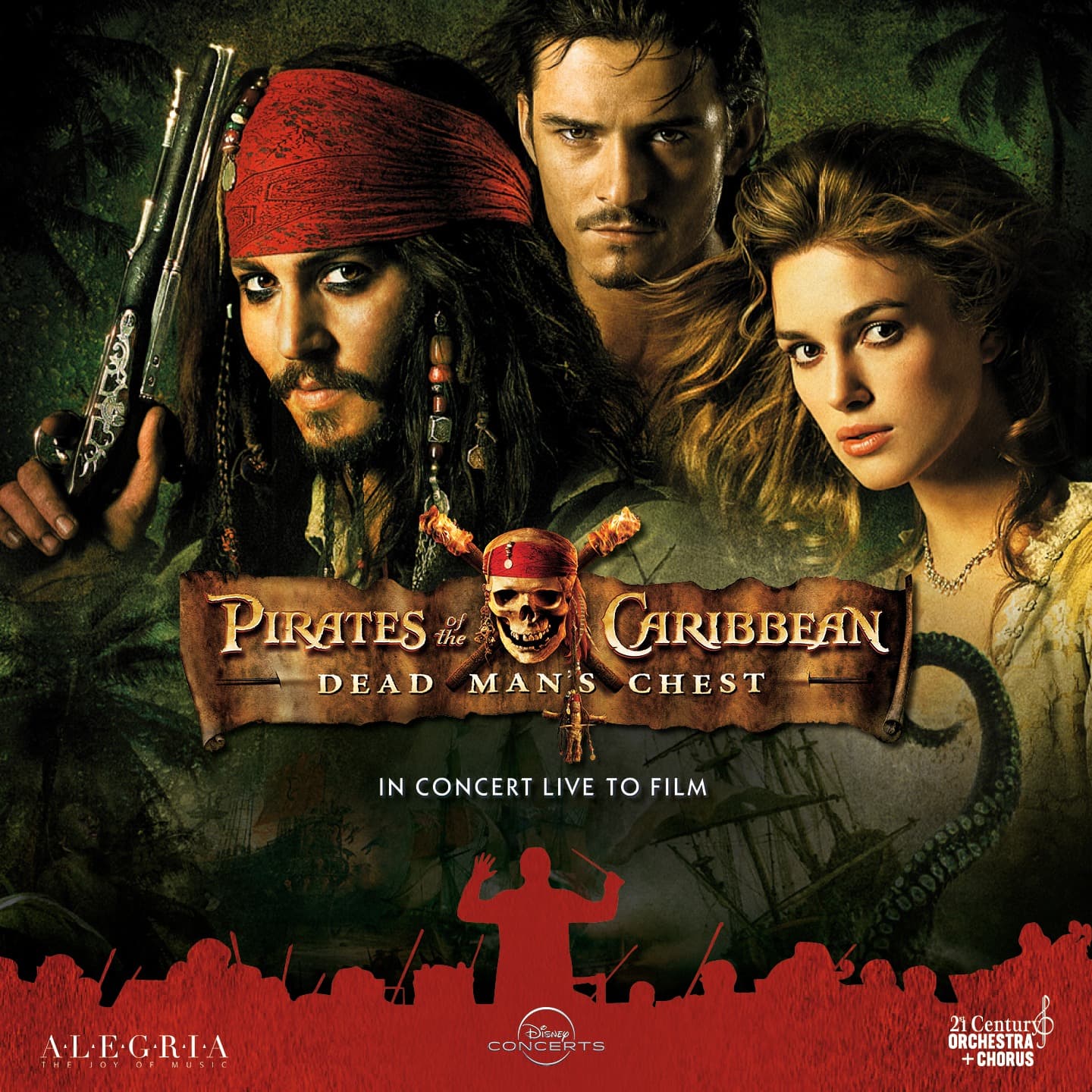 Pirates of the Caribbean II — Konzertplakat