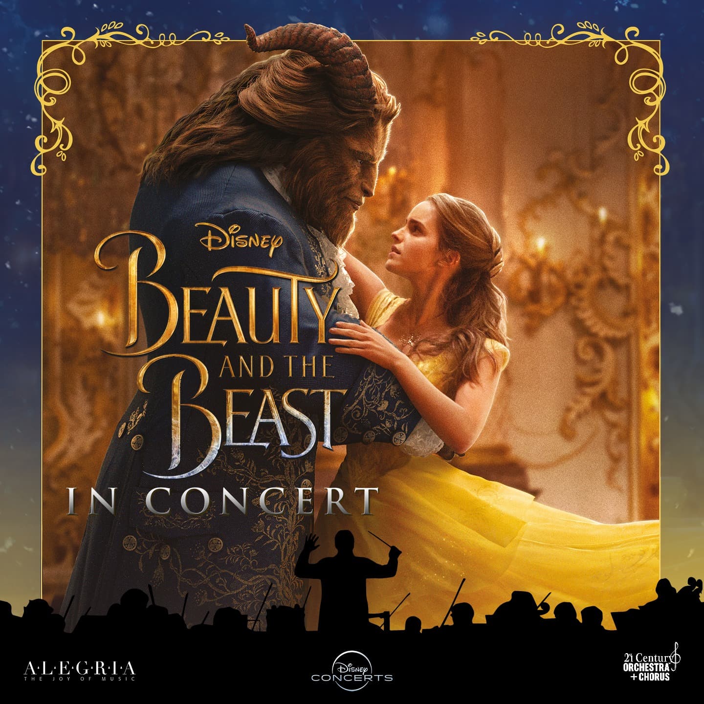 Beauty and the Beast — Konzertplakat
