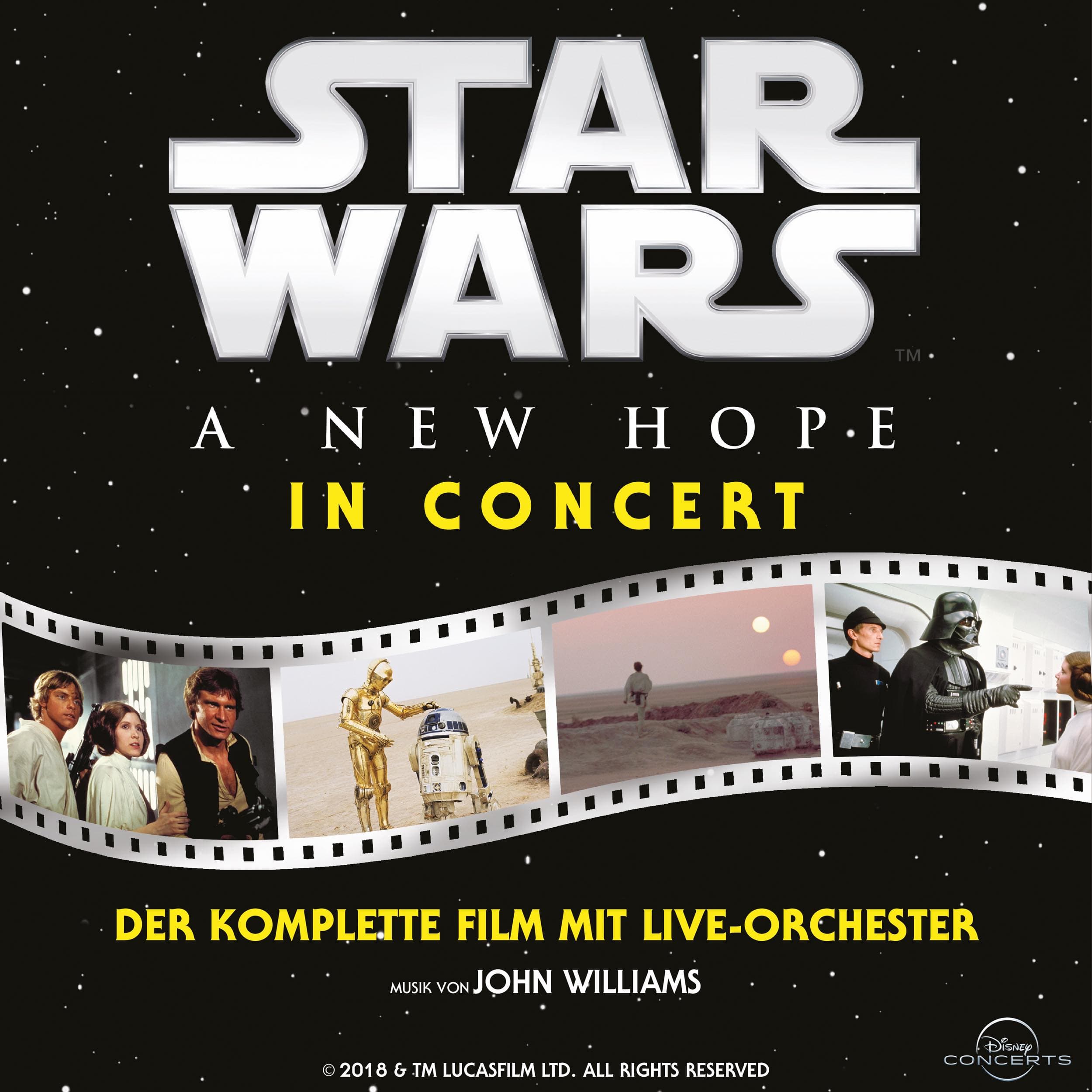 STAR WARS IV in Concert – A New Hope — Konzertplakat