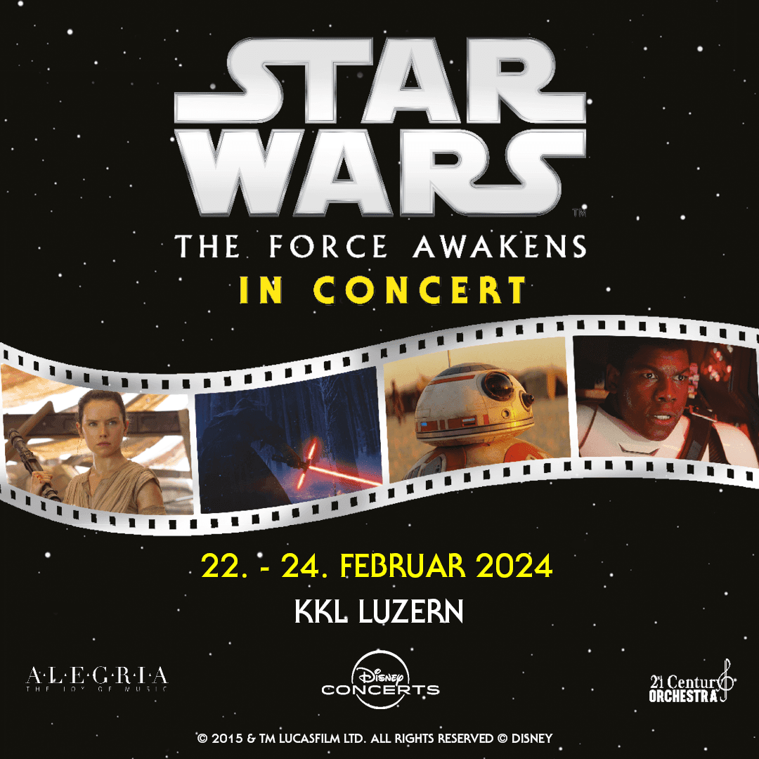 STAR WARS VII in Concert – The Force Awakens — Konzertplakat