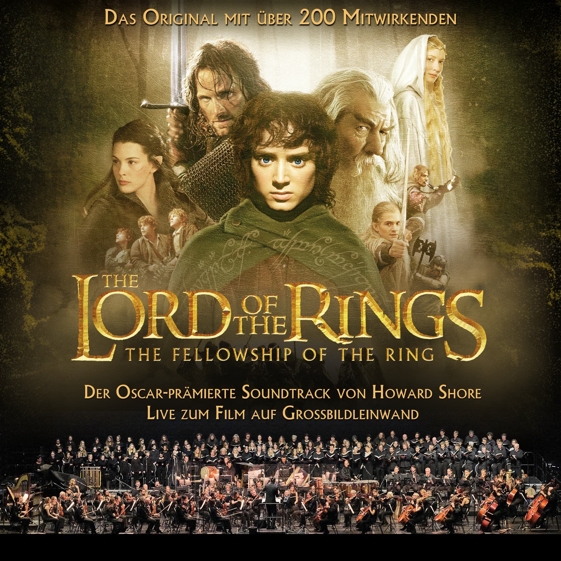 Lord of the Rings – The Fellowship of the Ring — Konzertplakat