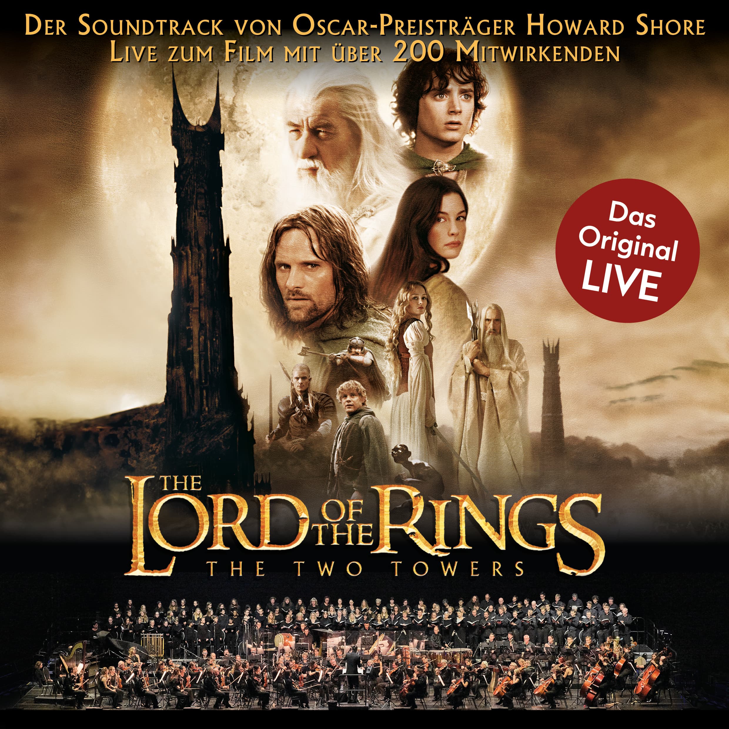 The Lord of the Rings: The Two Towers — Konzertplakat