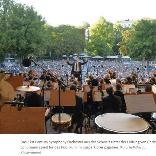 Wiesbadener Kurier - Filmmusik mit dem 21st Century Symphony Orchestra beim RMF